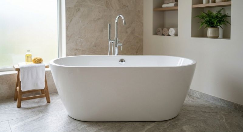 Acrylic Bathtub Installation in Lancaster County, PA