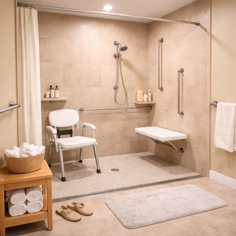 Elderly Shower Installation in Lancaster, PA