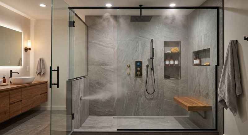Granite Shower Installation in Norwalk, CT