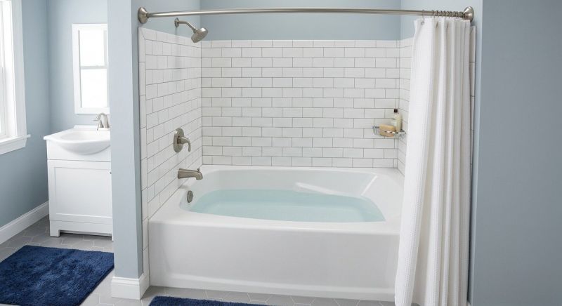 Shower Tub Installation in South Portland, ME
